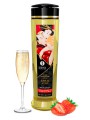 Shunga Massage Oil Romance - Fresas con Champa?a
