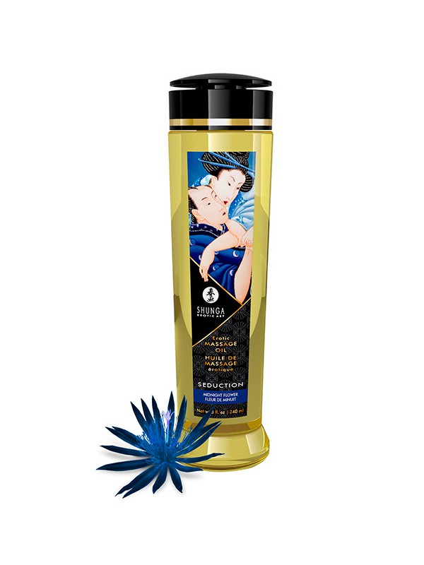 Shunga Massage Oil Seduction - Flores de Medianoche