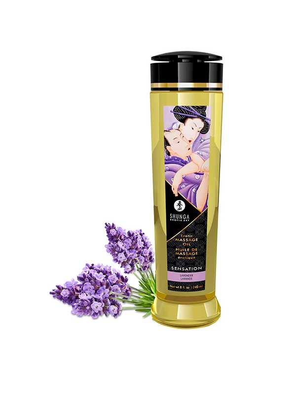 Shunga Massage Oil Sensation - Lavanda