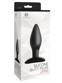 Silicone Butt Plug Large Black