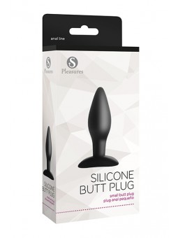 Silicone Butt Plug Small Black
