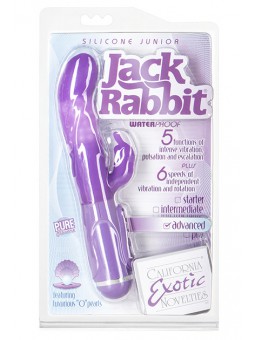 SILICONE JACK RABBIT JR. - PURPLE