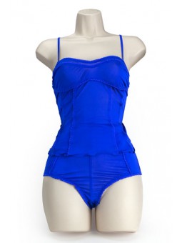 SILK SOFT CORSET COBALTO L