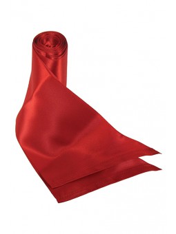 SILKY SASH RESTRAINTS - RED