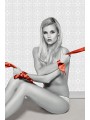 SILKY SASH RESTRAINTS - RED