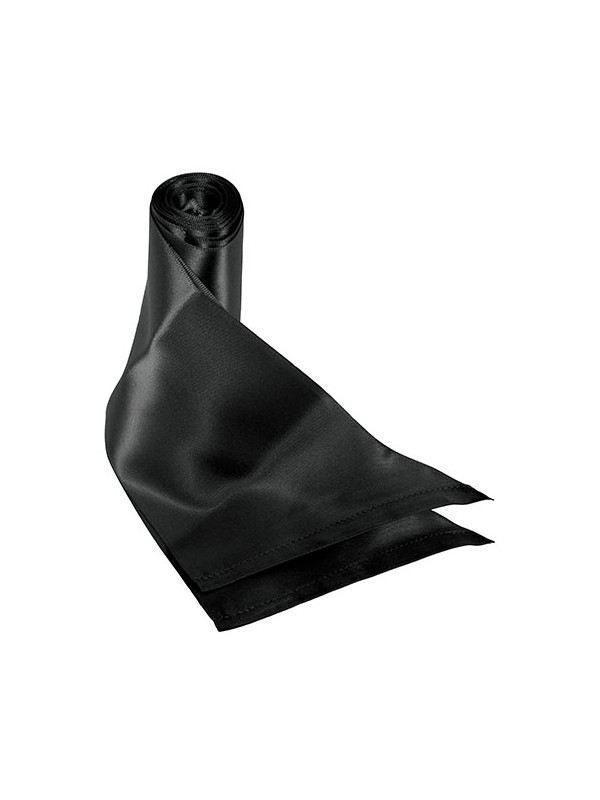 SILKY SASH RESTRAINTS: BLACK