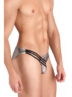 Slip Animal Print Plateado TU