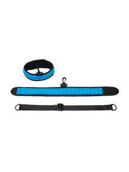 Speak No Evil Choker Blue