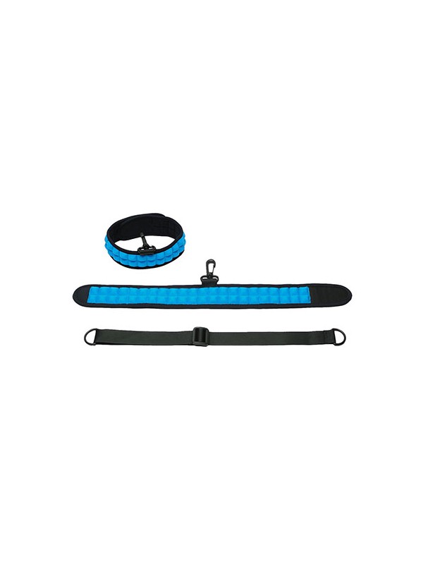 Speak No Evil Choker Blue