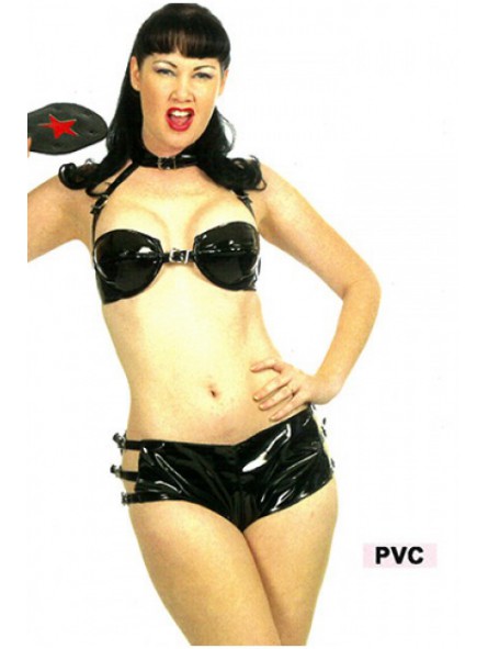 STORMY BIKINI BARBARY NEGRO PVC