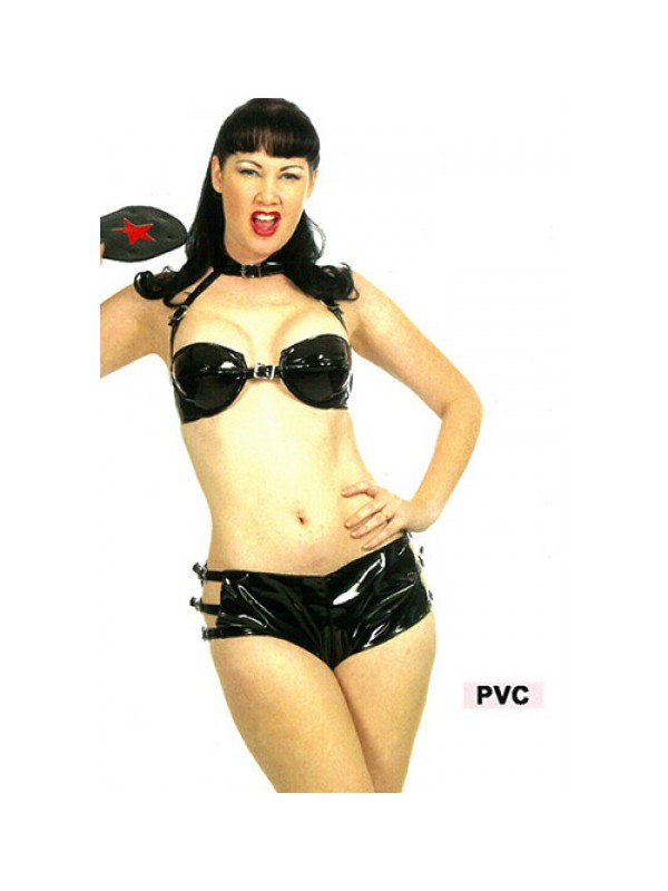 STORMY BIKINI BARBARY NEGRO PVC