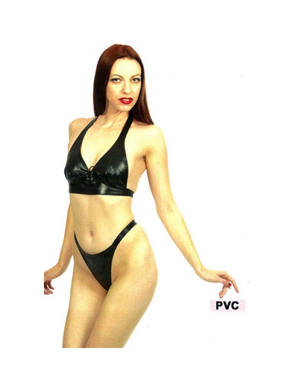 STORMY BIKINI BIKER NEGRO PVC