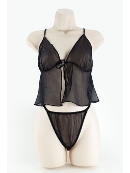TEASER BABY DOLL 2XL NEGRO