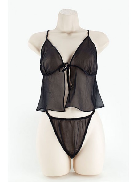 TEASER BABY DOLL 2XL NEGRO