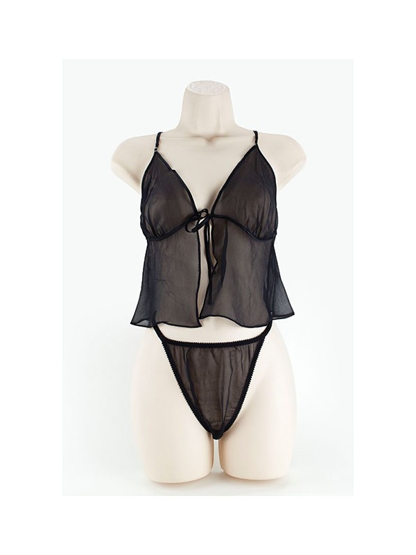 TEASER BABY DOLL 2XL NEGRO