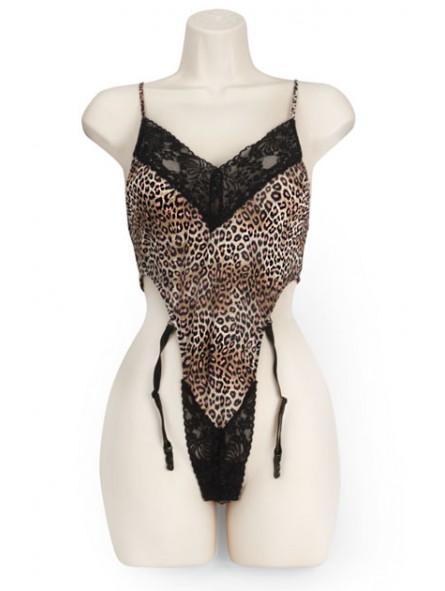 TEDDY-KNIT SILK W/LACE JAGUAR