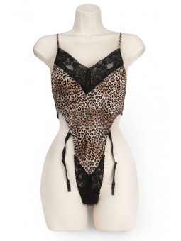 TEDDY-KNIT SILK W/LACE JAGUAR