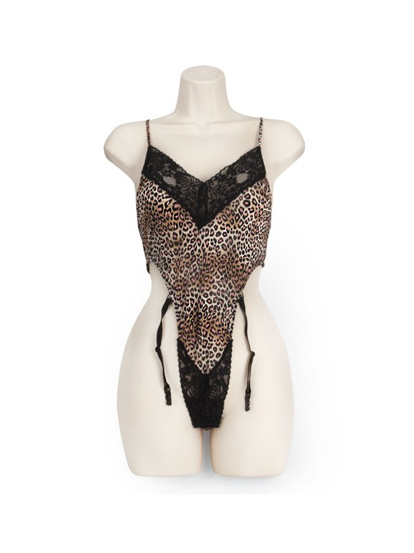 TEDDY-KNIT SILK W/LACE JAGUAR
