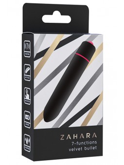 BLACK - ZAHARA 7 FUNCTIONS VELVET BULLET