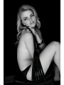 BLACK FAUX LEATHER FLOGGER