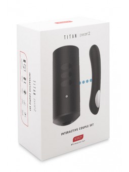 Titan & Pearl2 Couple Set Black