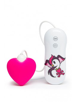 tokidoki 7 Function Silicone Pink Heart Clitoral Vibrator