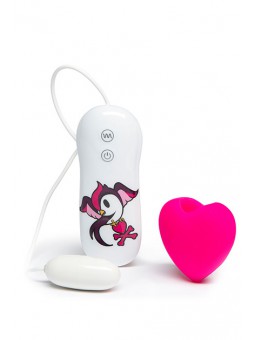 tokidoki 7 Function Silicone Pink Heart Clitoral Vibrator