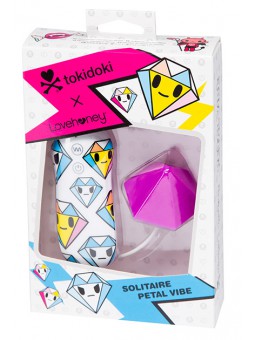 tokidoki 7 Function Silicone Purple Diamond Clitoral Vibrator